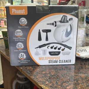 Powerful Handheld Steam Cleaner with 12 Accessories - Home Multi-Surface Steamer